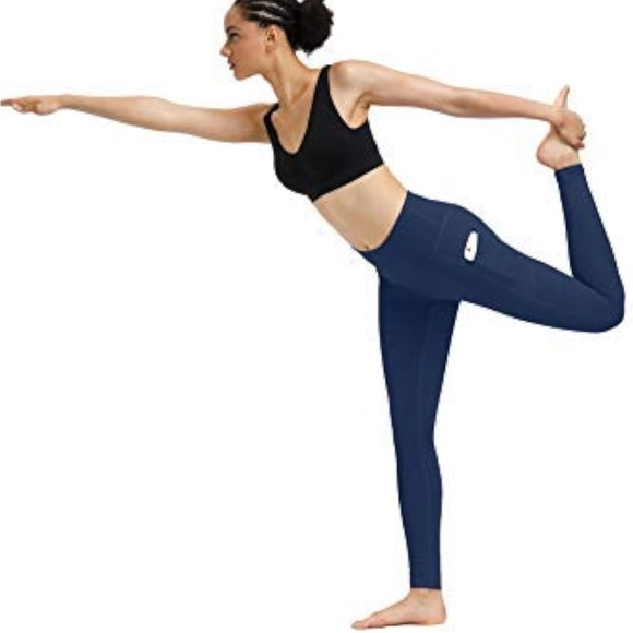 Stylish Women's Leggings in Navy and Mauve - Picture 5 of 8